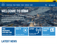 Tablet Screenshot of biba.org.uk