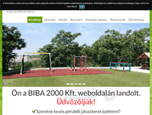 Tablet Screenshot of biba.hu